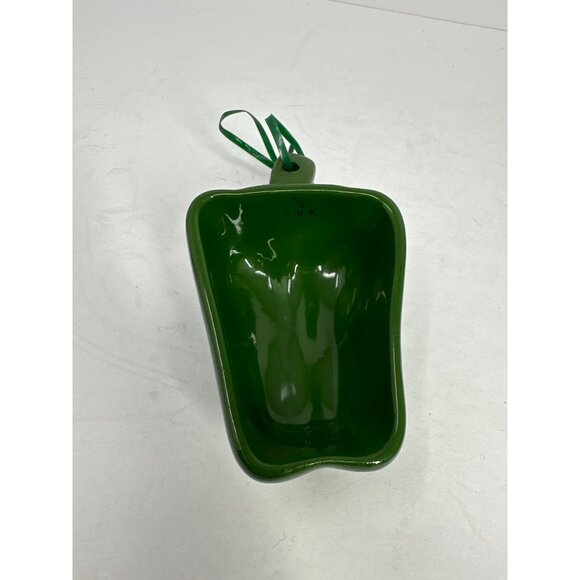 Vintage Avon Green Pepper 1/2 Cup Ceramic Measuring Cup Replacement Kitchen Deco - Picture 2 of 5